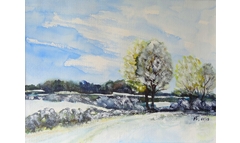 Winter auf dem Hochland
