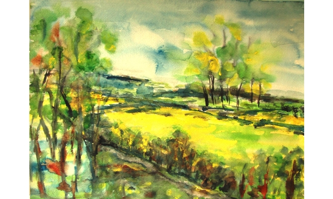 Fruehling ueber Buchholz