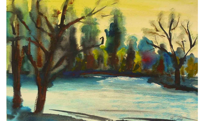 November am Waldteich