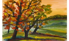 Windiger Herbsttag in Buchholz
